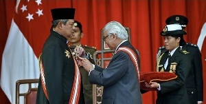 Presiden SBY Terima Gelar `Order of Temasek` dari Singapura